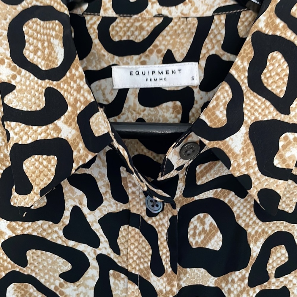 Equipment Button-Down Silk Blouse - image 3